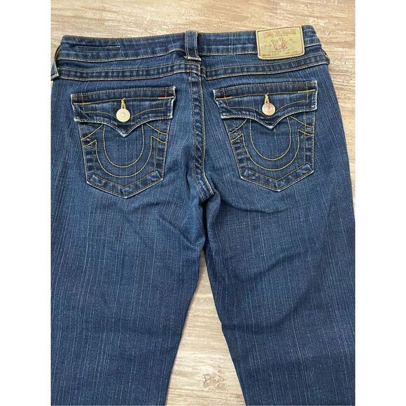 True Religion Bootcut Jeans Mid Rise Women’s Size 28 Waist - Picture 6 of 8